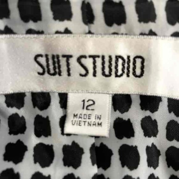 Suit Studio Overcoat Mens Size 12 Black Shawl Lapel Collar Long Sleeve Polyester - Picture 3 of 6